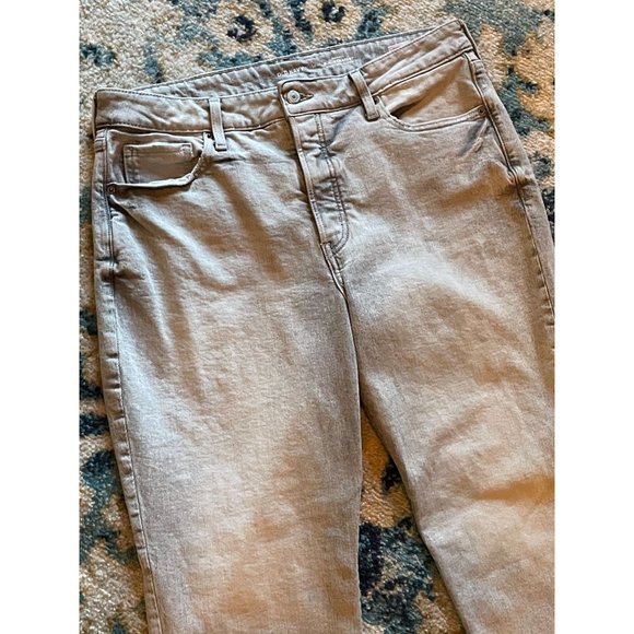 Old Navy Secret-Slim pockets OG straight sz 14 acid wash gray button fly jeans - Picture 2 of 7